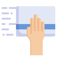 DUSTING flat icon,linear,outline,graphic,illustration