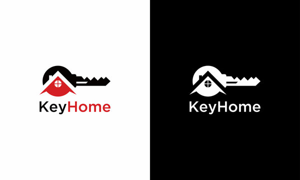 key home real estate logo designs simple modern