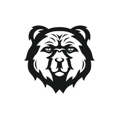 Bear Head logo Vector