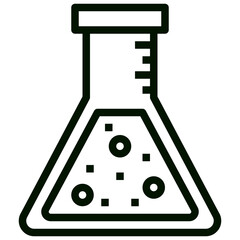 CHEMICAL line icon,linear,outline,graphic,illustration