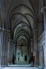 Interior of The Cathedral of Our Lady of Bayeux, Normandy, France, Europe