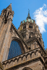 Fototapeta premium Cathedral of Our Lady of Bayeux, Normandy, France, Europe