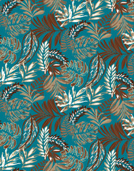 Seamless flowers pattern, floral print.