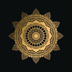 Luxury Geometric Mandala Design Background 