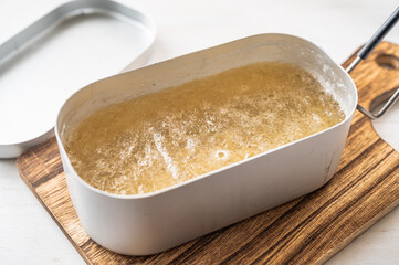 メスティンで作るジンジャエールゼリー