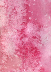 Abstract watercolor background. Blue, crimson. Watercolor stains, splashes, gradients. Abstract background for business cards, postcards, posters, banners, wedding invitations.