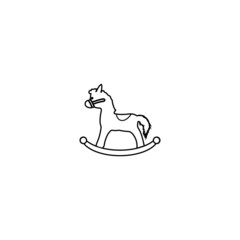 kid's toy pony icon