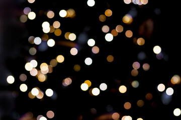 Abstract holiday light in bokeh (background)