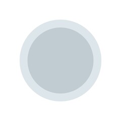 Plate top view icon. Plate cartoon. Vector illustration.