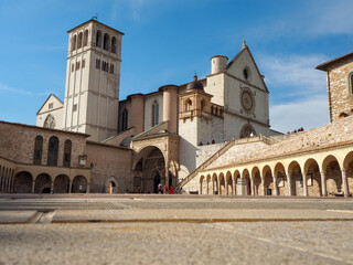 Obraz premium Basilica Papale e Sacro Convento di San Francesco d'Assisi