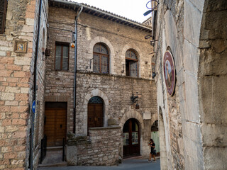 Fototapeta na wymiar Streets of Assisi
