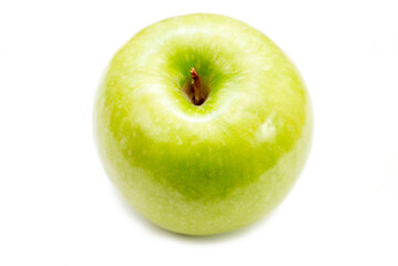 Granny Smith Sour Apple Isolated Over a White Background