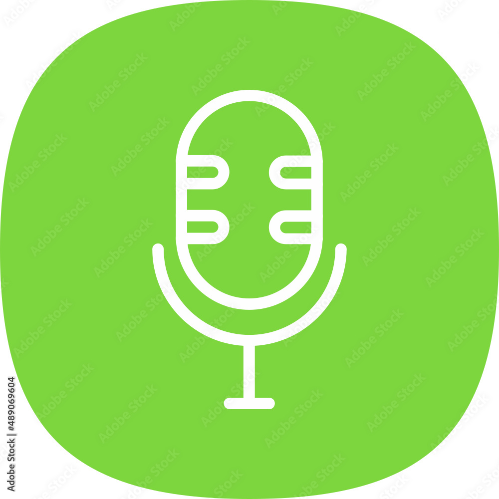 Poster microphone alt icon