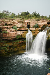 waterfall in the jungle