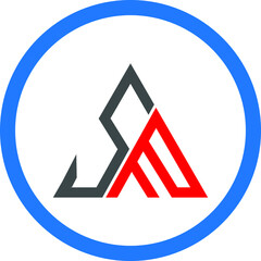 abstract triangle logo