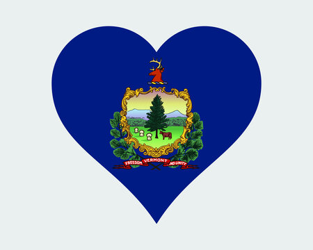 recommend clip art: Vermont USA Heart Flag. VT US Love Shape State Flag. Green Mountain State United States of America Banner Icon Sign Symbol Clipart. EPS Vector Illustration.
