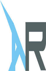 AR Letter Logo Design