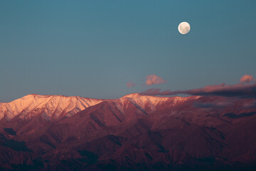 sunrise in the mountains