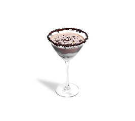 Crema di caffè con cioccolato e panna