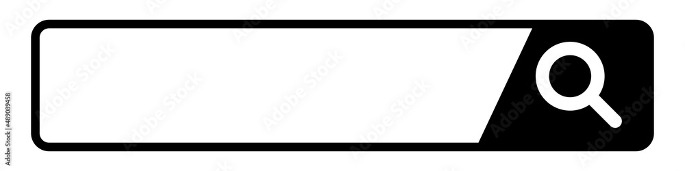 Aufkleber a search bar with a search button and input field. vectors.