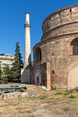 Rotunda Roman Temple in city of Thessaloniki, Greece