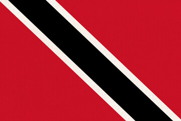 Flag of Trinidad and Tobago. Caribbean country