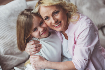 Granny and granddaughter