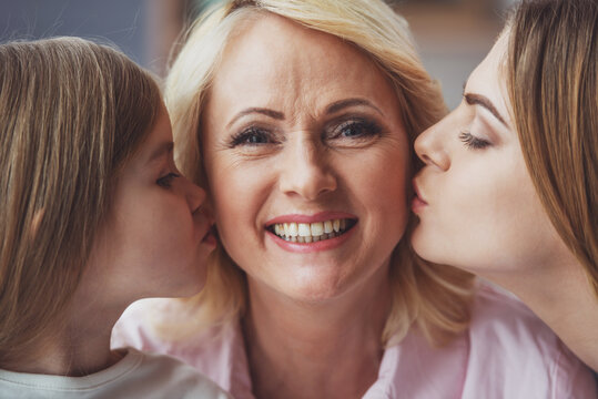 Granny, mom and daughter