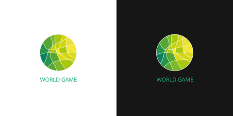 logo illustration in the form of a mosaic