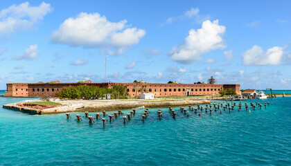 A beautiful view of the Dry Tortugas National Park