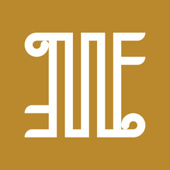 TLF Ambigram Law Logo Design