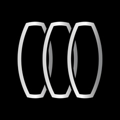 Three Iron Pillars Logo Design