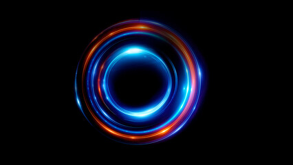 Circle plasma neon