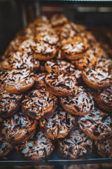 sweets pastries from the bakery in lisbon portugal city 