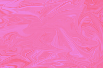 Fototapeta na wymiar Abstract flowing liquid background in neon pink color.