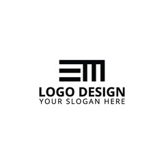 EM Logo Design professional Logo 