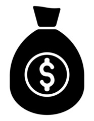 Money Flat Icon Isolated On White Background