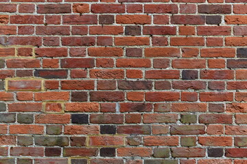 Red brick wall