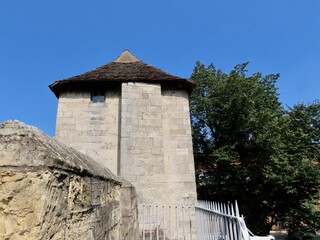 Fototapeta na wymiar Fishergate Postern tower - part of York city wall