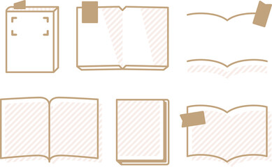 本モチーフの見出し背景