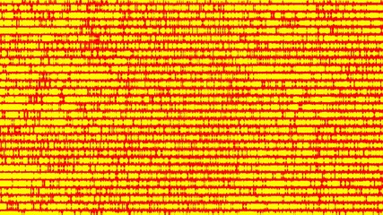 Red on yellow abstract halftone background