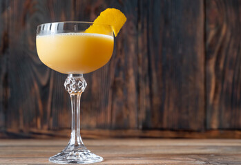 Glass of Canary Flip Cocktail