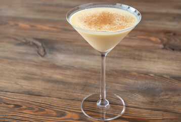 Glass of Canary Flip Cocktail