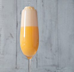 Glass of Champagne snowball