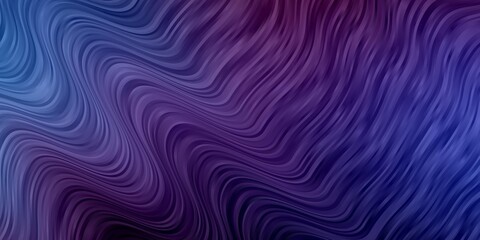 Fototapeta premium Dark Purple vector template with lines.