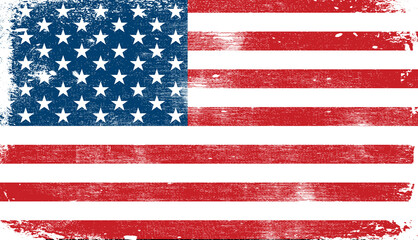 Usa Grunge flag, united states Flag. vector Background Illustration