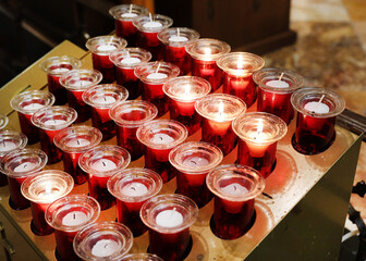 red candles