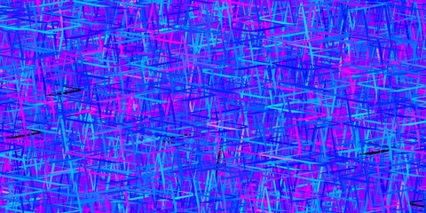 Dark Pink, Blue vector background with stright stripes.