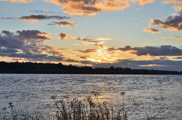 Evening on the Irtysh River