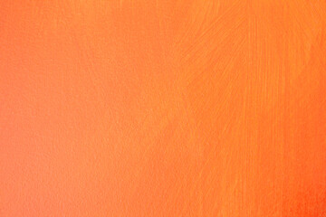 Abstract blank orange wall texture background, artistic orange paint pattern background